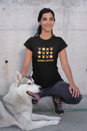 Women’s Half Sleeve T-Shirt | Animals Matter