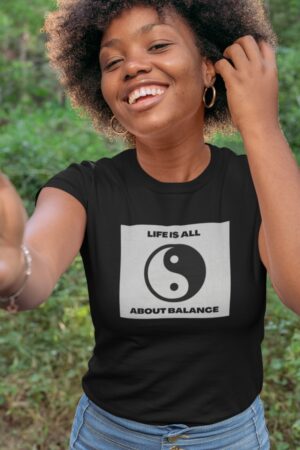 Women’s Half Sleeve T-Shirt | Yin and Yang