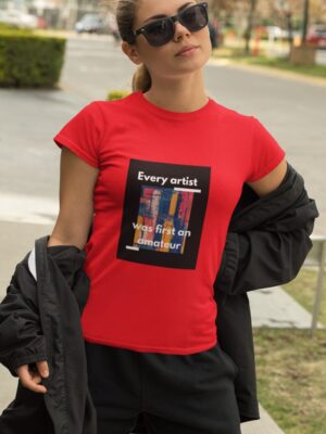 Women’s Half Sleeve T-Shirt | Female Artist