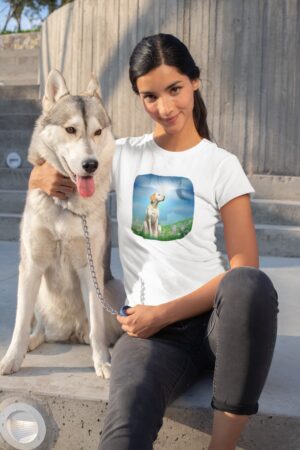 Women’s Half Sleeve T-Shirt | Beautiful Dog