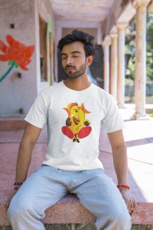 Men’s Half Sleeve T-Shirt | Colorful Ganesha
