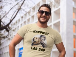 Men’s Half Sleeve T-Shirt | Lab Dad