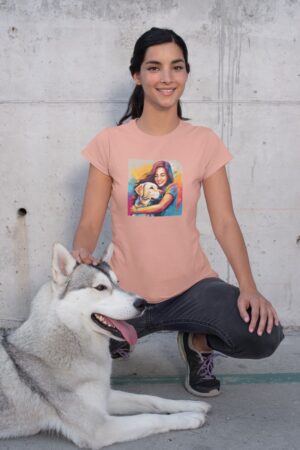 Women’s Half Sleeve T-Shirt | Dog Lovers