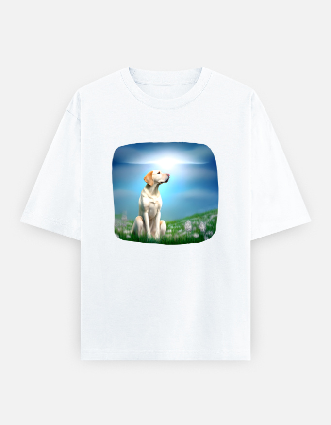 Beautiful Labrador Retriever T-Shirt | Unisex Oversized - Image 7