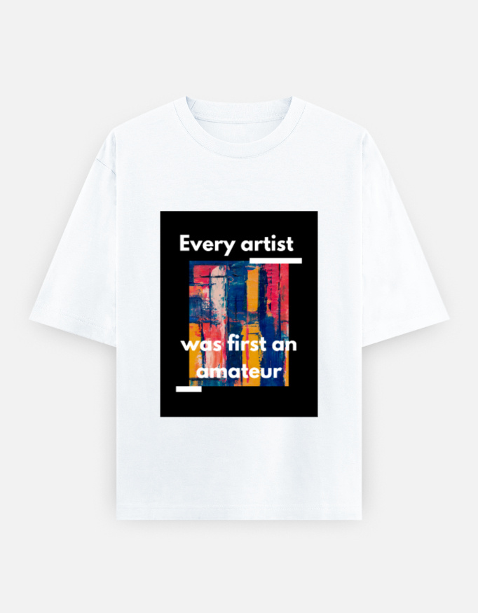 T-Shirt for Artists | Never Give Up - Image 16