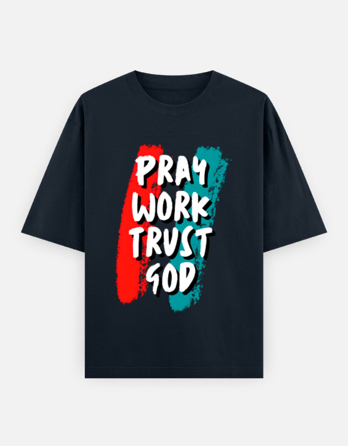 Trust God T-Shirt | Unisex Oversized Classic - Image 14