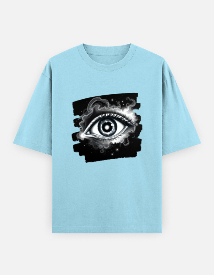 Beautiful Eye Graphic Tee | Unisex Oversized T-Shirt - Image 8