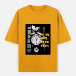 Impressive Unisex Oversized Clock T-Shirt