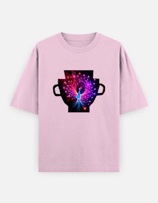 Stylish Peacock T-Shirt | Unisex Oversized - Image 6