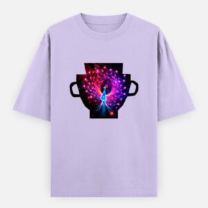 Stylish Peacock T-Shirt | Unisex Oversized