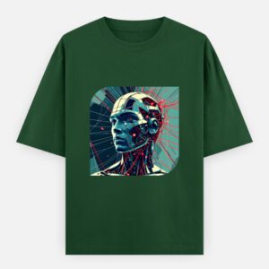 Attractive Cyborg T-Shirt | Unisex Oversized Tee