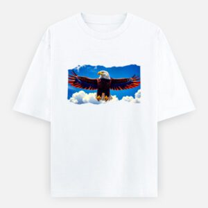 Majestic Eagle Graphic T-Shirt | Unisex Oversized Classic