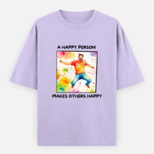 Happy T-Shirt | Unisex Oversized Classic T-Shirt