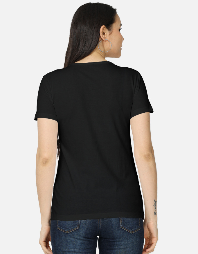 Lotus Flower T-Shirt for Women | Madhubani Art - Image 4