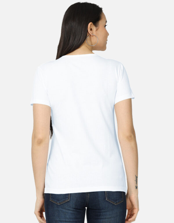 Lotus Flower T-Shirt for Women | Madhubani Art - Image 3