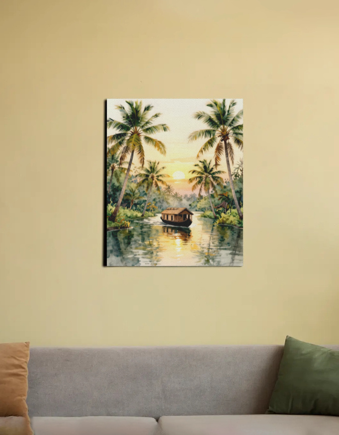 houseboat in the Kerala backwaters